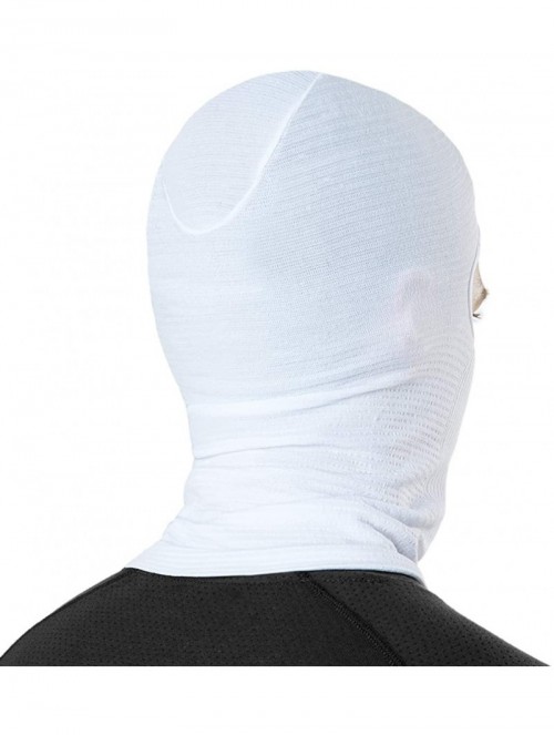 Balaclavas Winter Balaclava Mask Face Cover Thermal Fleece Helmet Liner Unisex - Windproof Balaclava(yzb10) - White - CJ18OS3...