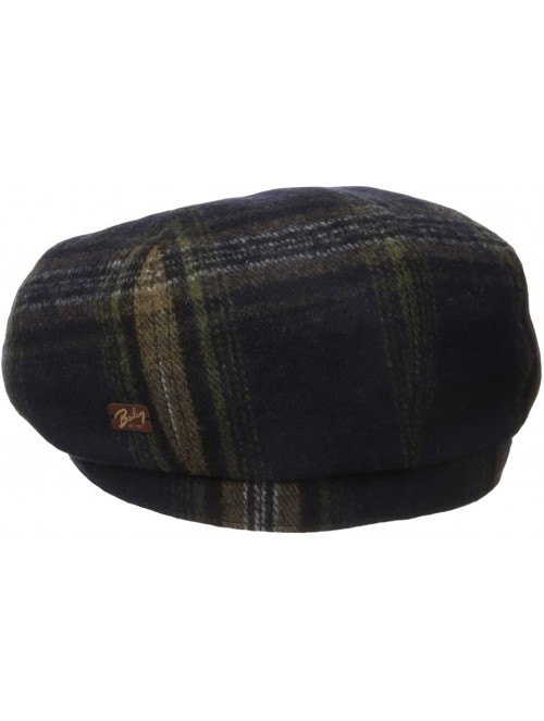 Newsboy Caps Men's Rickett - Navy Plaid - CT12IRQV3BF $19.84