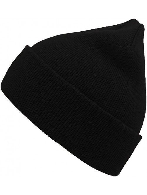 Skullies & Beanies Slouchy Beanie Cap Knit hat for Men and Women - Black - C018KHR76CI $14.90