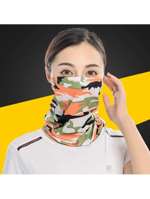 Balaclavas Seamless Face Mask Neck Gaiter Scarf Sun UV Protection Dust Wind Bandana Balaclava Headwear for Men Women - CV197T...