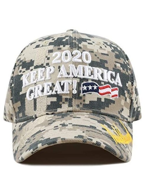 Baseball Caps Original Exclusive Donald Trump 2020" Keep America Great/Make America Great Again 3D Cap - CA18I6RT8YD $13.39