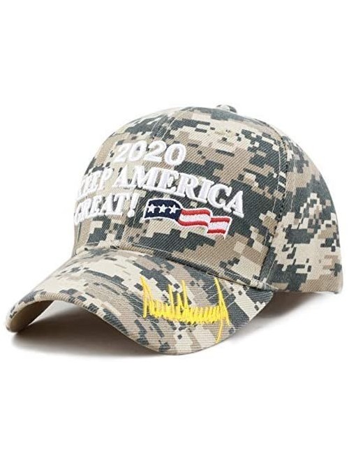 Baseball Caps Original Exclusive Donald Trump 2020" Keep America Great/Make America Great Again 3D Cap - CA18I6RT8YD $13.39