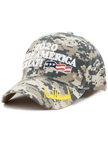 Baseball Caps Original Exclusive Donald Trump 2020" Keep America Great/Make America Great Again 3D Cap - CA18I6RT8YD $13.39