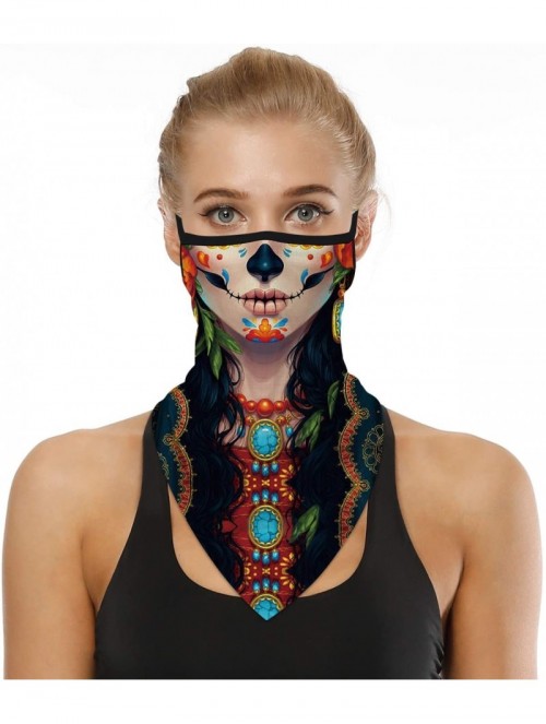 Balaclavas Seamless Triangle Bandana Motorcycle - Print-22 - C0198E4QCAS $16.07