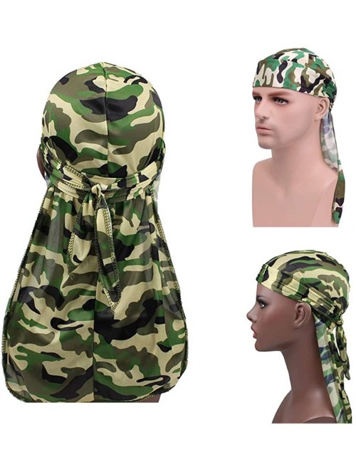 Skullies & Beanies Packed Miltary Camouflage Colorful Premium - A-set1-camo Silky-3 Packed - CO18A4D505L $19.06