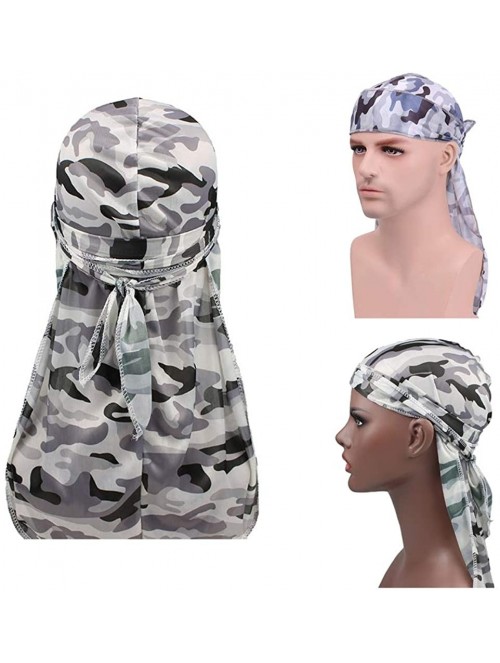 Skullies & Beanies Packed Miltary Camouflage Colorful Premium - A-set1-camo Silky-3 Packed - CO18A4D505L $19.06