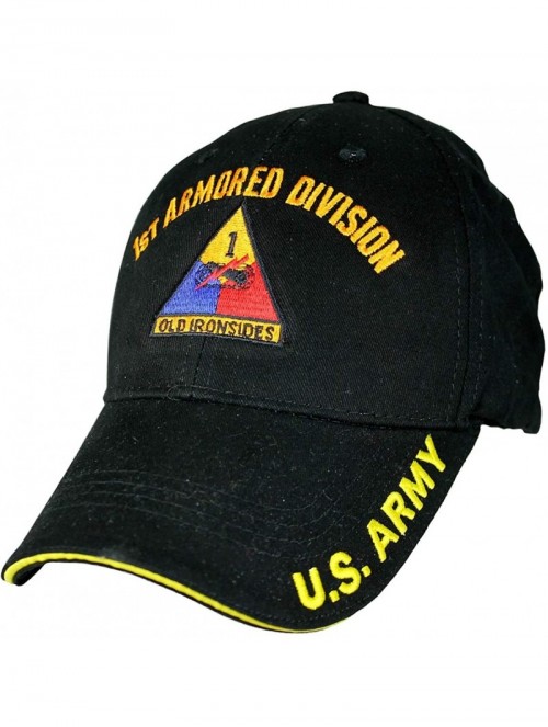 Baseball Caps 1st Armored Division Low Profile Cap Black - CD128KTBYOP $28.11