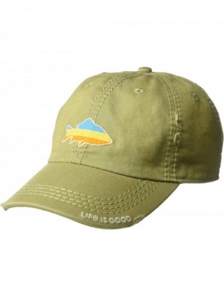 Baseball Caps Women's Sunwashed Chill Cap - Fatigue Green - CP18GEOEXCL $35.32