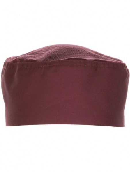 Skullies & Beanies Unisex Cool Vent Chef Beanie - Merlot - CV115WNJBG1 $17.23