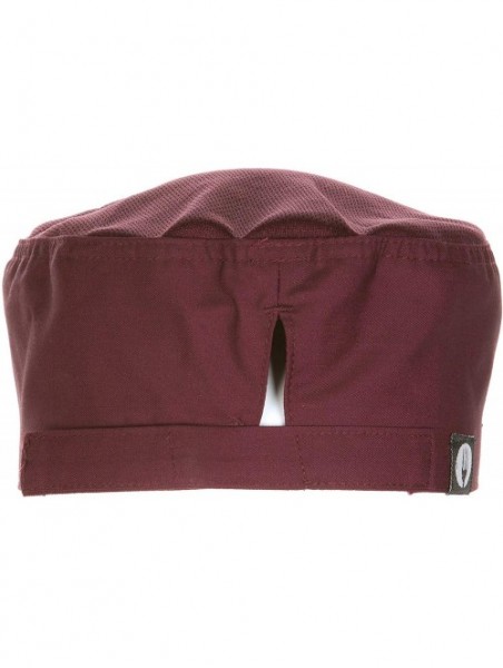 Skullies & Beanies Unisex Cool Vent Chef Beanie - Merlot - CV115WNJBG1 $17.23