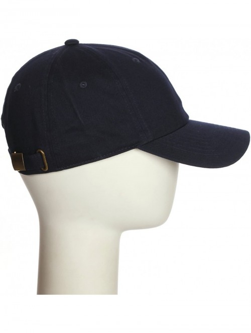 Baseball Caps Customized Letter Intial Baseball Hat A to Z Team Colors- Navy Cap Black White - Letter H - CC18ET3THD5 $15.23