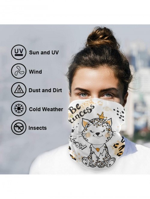 Balaclavas Leopard Skin Mandala Face Sun Dust Mask Mens Neck Gaiters Magic Scarf Seamless Bandana Outdoor Sport Recreation - ...