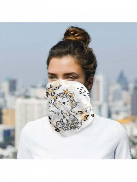 Balaclavas Leopard Skin Mandala Face Sun Dust Mask Mens Neck Gaiters Magic Scarf Seamless Bandana Outdoor Sport Recreation - ...