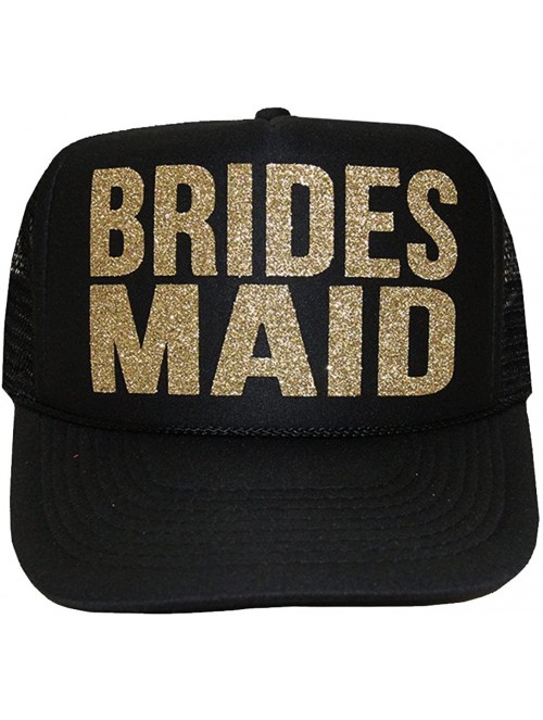 Baseball Caps Bridesmaid Glitter Trucker Hat - CY17YKE52NL $15.74