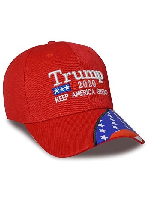 Skullies & Beanies Make America Great Again Donald Trump Cap Hat Unisex Adjustable Hat - 015 Red - CV18AU8KUTX $19.07