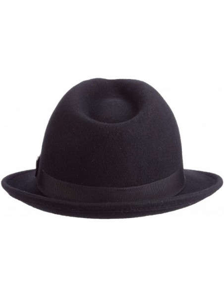 Fedoras Men's Wool Felt Hat - Black - CK113UWZKD9 $37.28