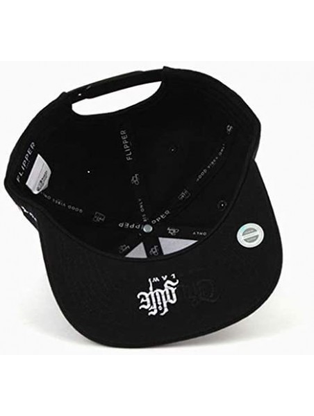 Baseball Caps Thuglife Embroidery Baseball Adjustable Snapback - Black/White Triangle Logo - CG195S7M8QH $43.60