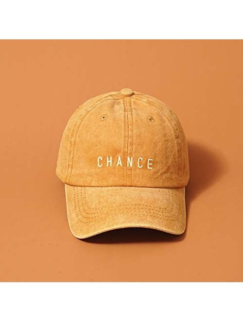 Baseball Caps Custom Denim Hat Embroidered Men Women Personalized Text Name Baseball Cap - Yellow - CV18GAASCH7 $20.46