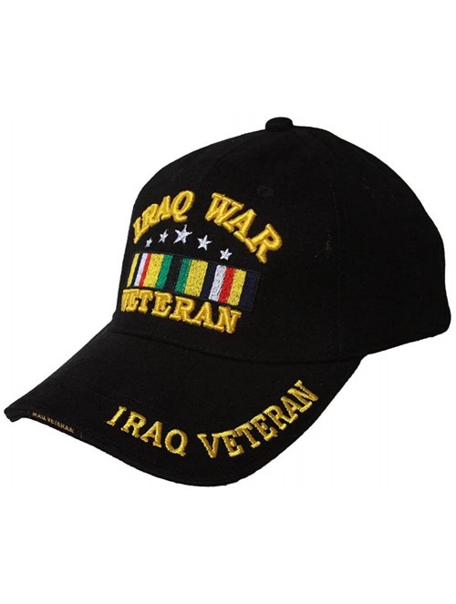 Sun Hats Military - Iraq War Veteran Hat - Black - CL11DAX7FLR $11.05