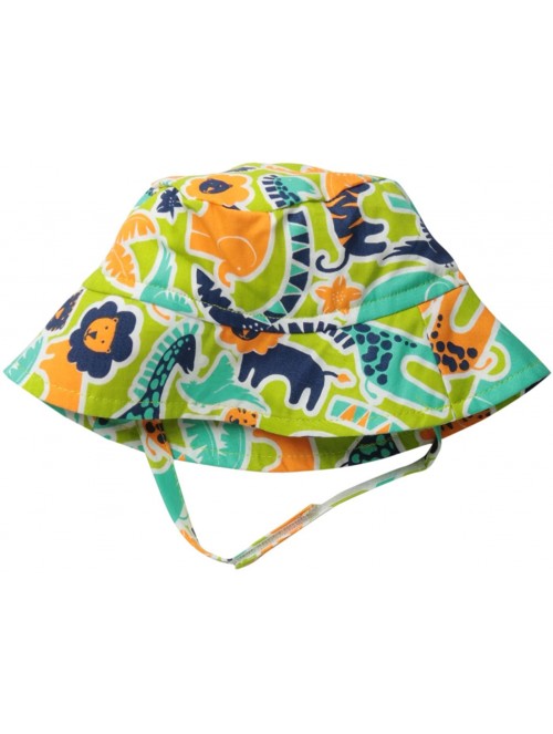 Sun Hats Children Unisex Bucket Hat UPF 50+- Highest Certified UV Sun Protection- Azo-free dye - Zoo Mania - C211UT3EWMR $18.25