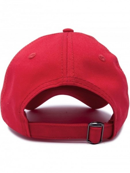 Baseball Caps Rainbow Baseball Cap Womens Hats Cute Hat Soft Cotton Caps - Red - CD18MD30S7Y $17.00