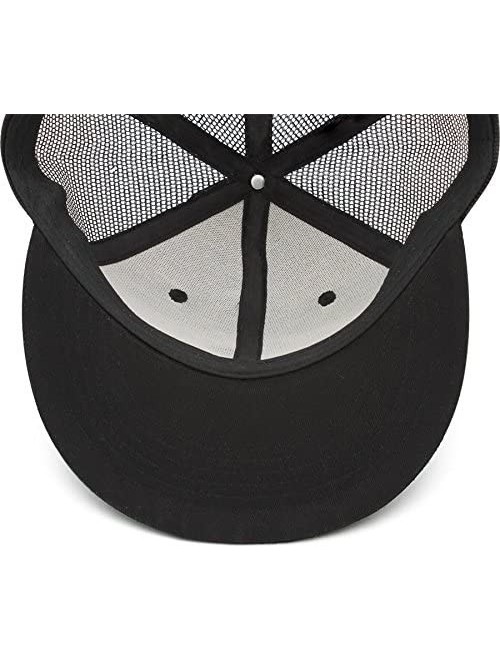 Baseball Caps Unisex Mesh Flat Cap -Logo-Funny- Caps for Mens Womens - Slipknot Logo Funny-13 - C018K75T5CR $17.85