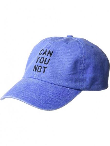 Baseball Caps Women's Mineral-Washed Baseball Cap with Verbiage - Blue - CH184CGON66 $17.04