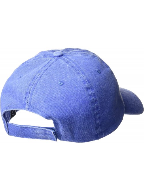 Baseball Caps Women's Mineral-Washed Baseball Cap with Verbiage - Blue - CH184CGON66 $17.04