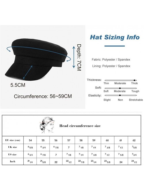 Skullies & Beanies Mens Womens Greek Fisherman Newsboy Cap Army Military Winter Fall Hat Black 56-59cm - C518AL3OMQ2 $17.73