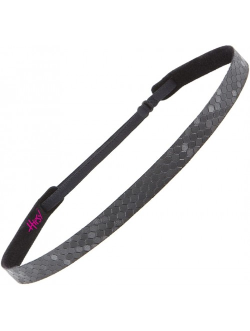 Headbands Women's Adjustable Non Slip Geo Sport Headband Multi Gift Pack - Skinny Black 1pk - CF11VJ4SPGJ $12.19