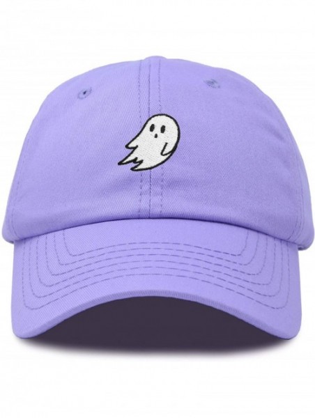 Baseball Caps Ghost Embroidery Dad Hat Baseball Cap Cute Halloween - Lavender - CH18YLXTH5U $15.14