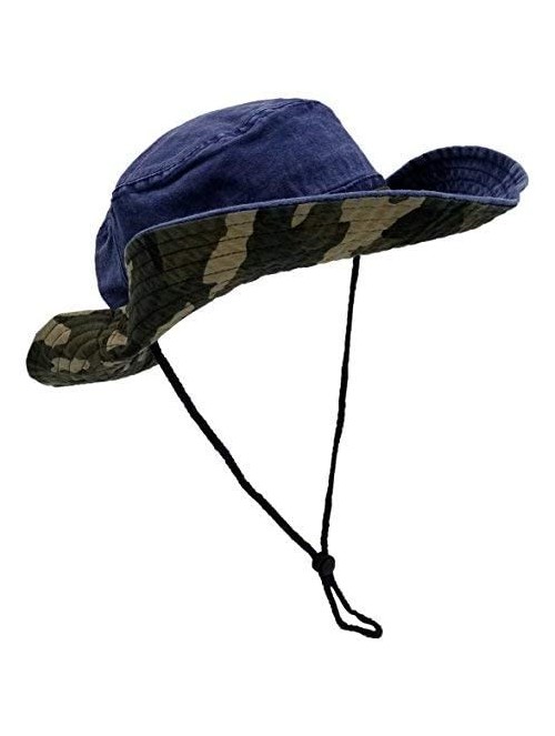 Sun Hats Outdoor Summer Boonie Hat for Hiking- Camping- Fishing- Operator Floppy Military Camo Sun Cap for Men or Women - C81...