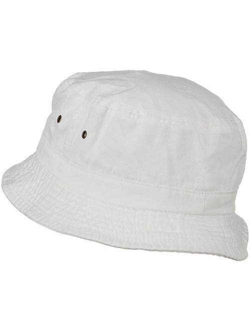 Sun Hats Big Size Washed Hat - White - CB115EHFOWF $31.18