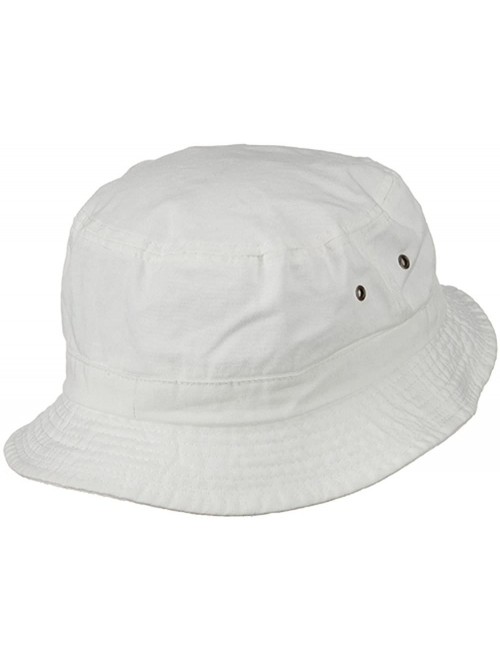 Sun Hats Big Size Washed Hat - White - CB115EHFOWF $31.18