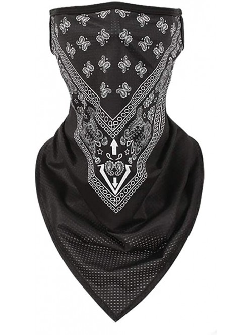 Balaclavas Fashion Bandanas 100% Cotton Paisley Print Head Wrap Scarf Wristband - Style 1 - C61982YTS5W $13.88