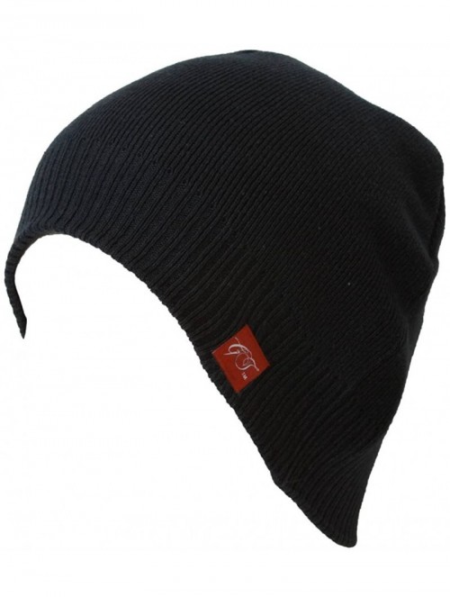 Skullies & Beanies Short Black Beanie - C7119M5J9L7 $14.06