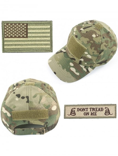 Baseball Caps Tactical Hat for Men with 2 Pieces Military Patches- Operator Hat with USA Flag - Cp Camo Cap - CO18CILWLTQ $15.01