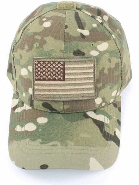 Baseball Caps Tactical Hat for Men with 2 Pieces Military Patches- Operator Hat with USA Flag - Cp Camo Cap - CO18CILWLTQ $15.01