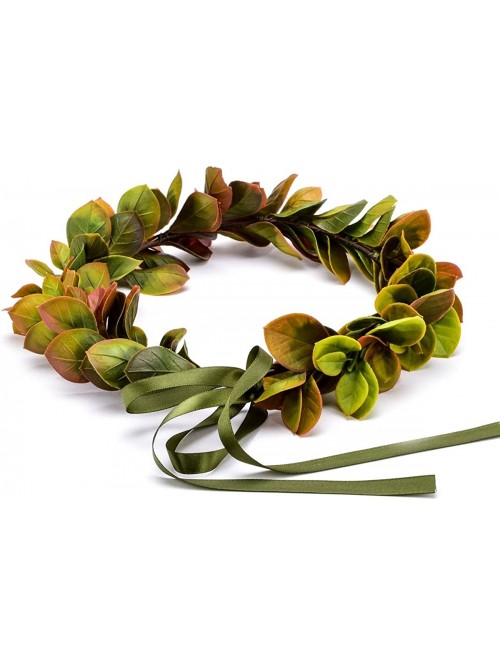 Headbands Christmas Flower Crown Vintage Nature Berries Festival Woodland Wedding Headband HD-02 - Green Fall Leaf - CJ188ACH...