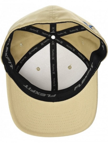 Baseball Caps Men's One & Only Corp Flexfit Perma Curve Bill Baseball Hat - Khaki - C5187MYLTAD $36.55