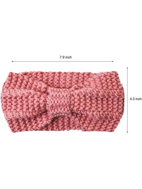 Cold Weather Headbands 4 Pcs Warm Winter Headband for Women Cable Crochet Turban Ear Warmer Headband Gifts - 4c - C5192QONW9X...