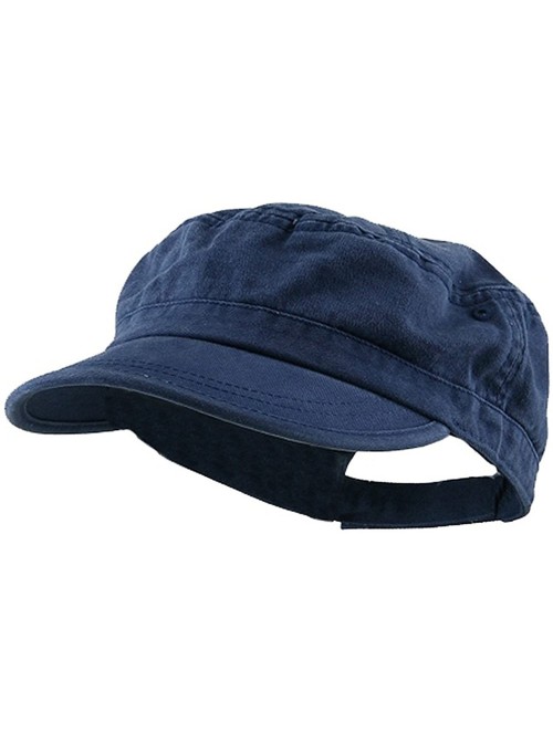Baseball Caps Enzyme Washed Cotton Twill Cap- Navy One Size - CB11LXG9JOP $12.68