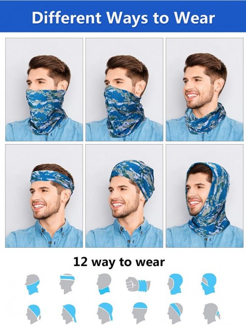 Balaclavas Summer UV Protection Neck Gaiter Scarf Balaclava Breathable Face Cover Scarf - CD197HSK9NO $25.20