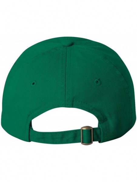 Baseball Caps Bio-Washed Unstructured Cotton Adjustable Low Profile Strapback Cap - Kelly Green - CC12EXQQ14R $11.95