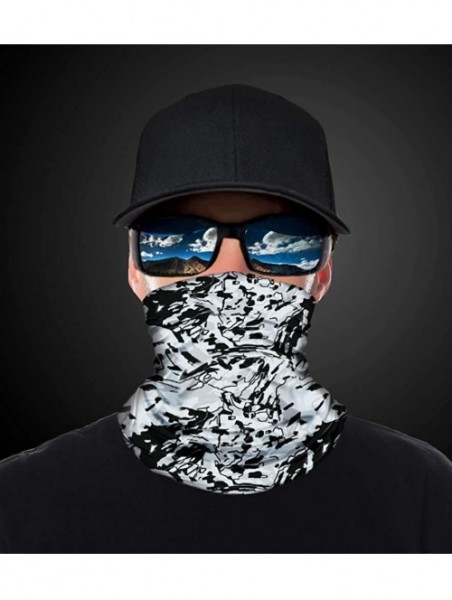 Balaclavas Neck Gaiter Face Scarf Mask Bandana Dust Face Mask Motorcycle Face Mask for Women Men Face Scarf - Mx-b12 - CC197T...