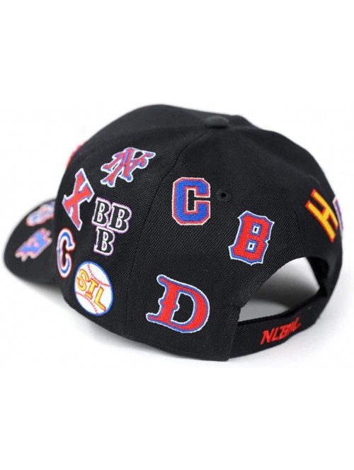 Baseball Caps Negro Leagues Baseball Museum Commemorative Adjustable Cap - Black - CE18TZNIGD3 $30.07