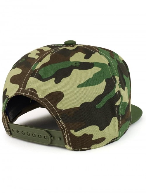 Baseball Caps Texas Lone Star Embroidered Cotton Flatbill Snapback Cap - Military Camo Olive - CD1897Y982Q $19.19