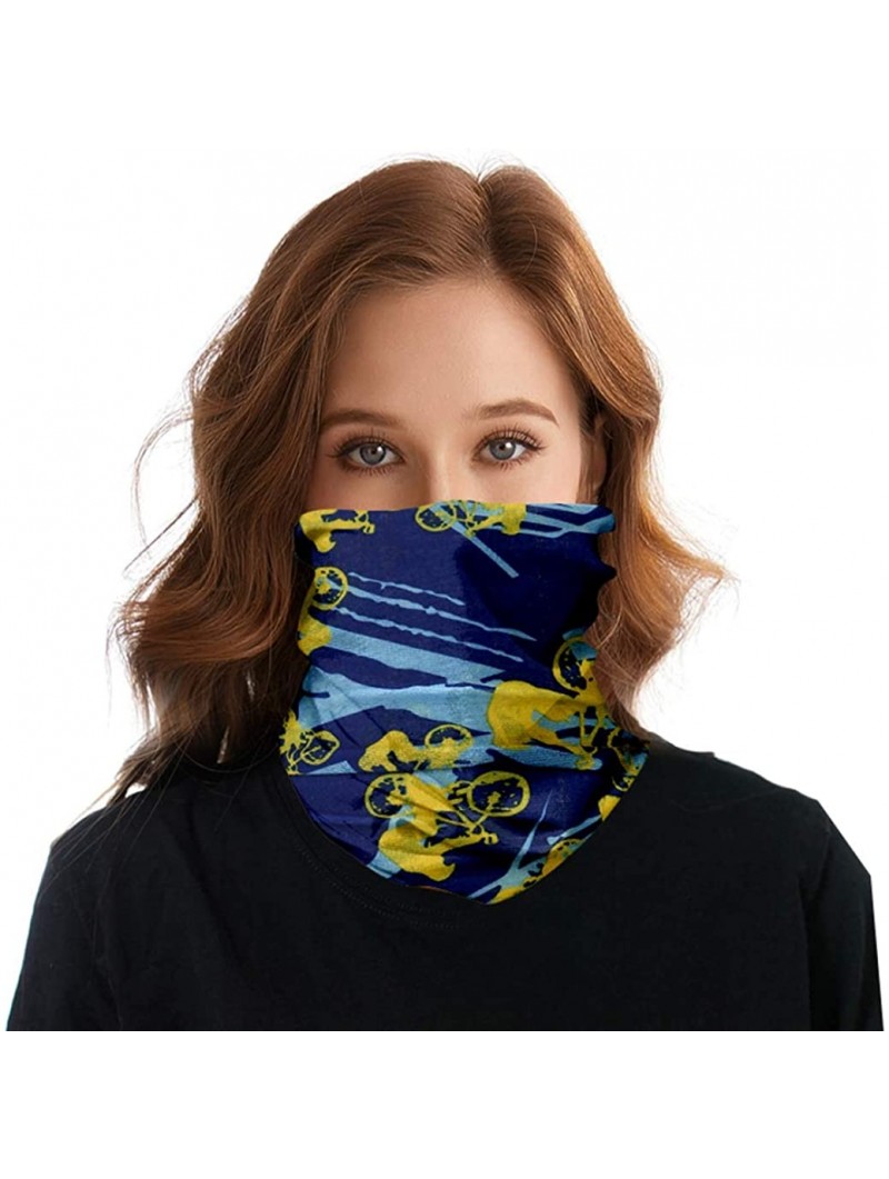 Balaclavas Seamless 12 in 1 Multifunctional Headwear Face Mask Bandanas Neck Gaiter - Color-8 - CE197SNYZE6 $11.03