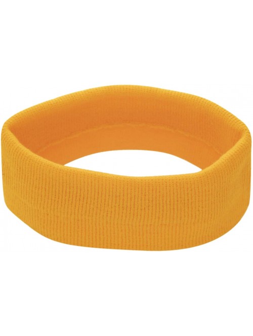 Headbands USA Made Stretch Headband - Gold - CC1885ZLO24 $26.08