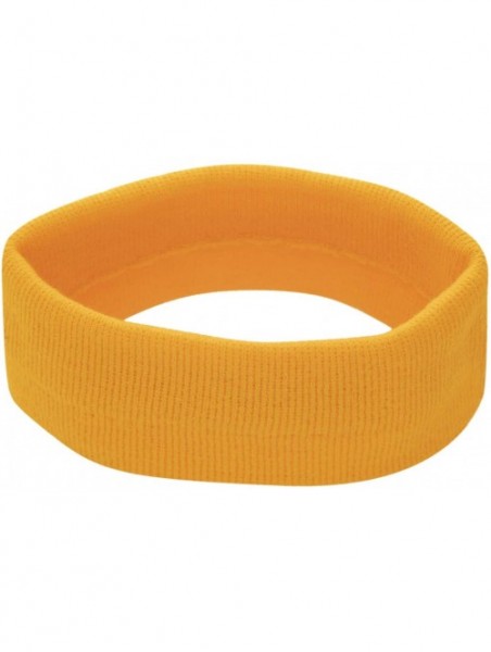 Headbands USA Made Stretch Headband - Gold - CC1885ZLO24 $26.08